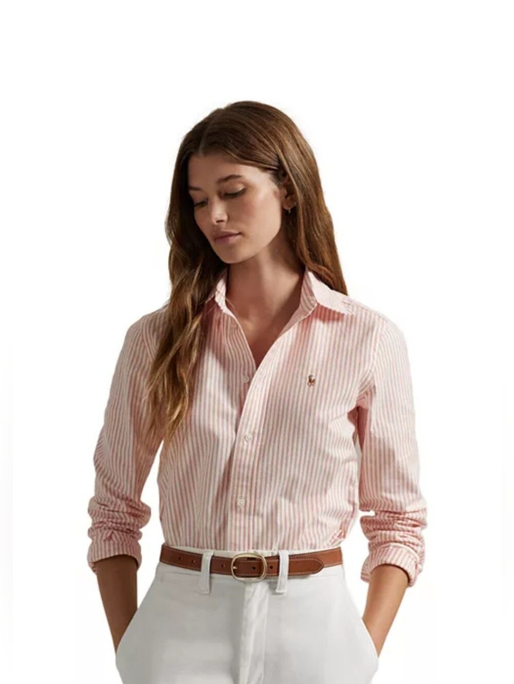 Ralph Lauren Slim Fit Striped Oxford Shirt